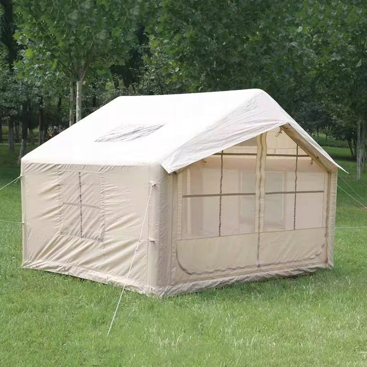 Cort camping, ITIMPORT, 8 m, kaki, 320x250x210 cm, set complet