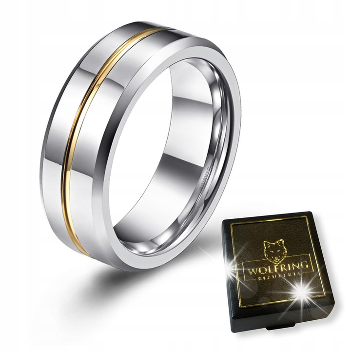 Verigheta, WOLFRING, rezistenta la apa, dimensiune EU19, argintiu