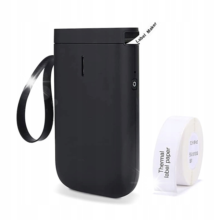 Imprimanta termica NIIMBOT D11, wireless, culoare mint, set cu cablu USB si rola start.