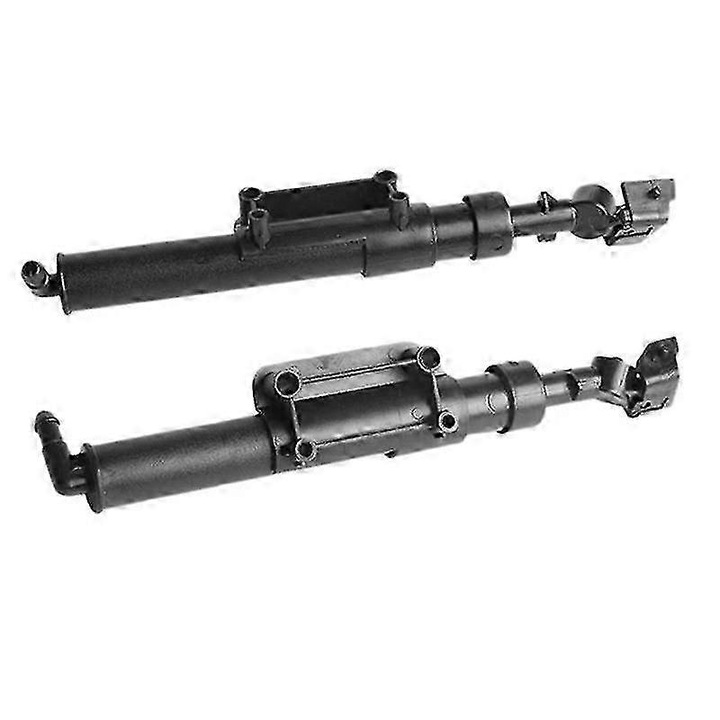 2 db fényszórótisztító fúvóka készlet, ABS, Volvo XC70 II, V70 III, S80, 2009-2015, fekete