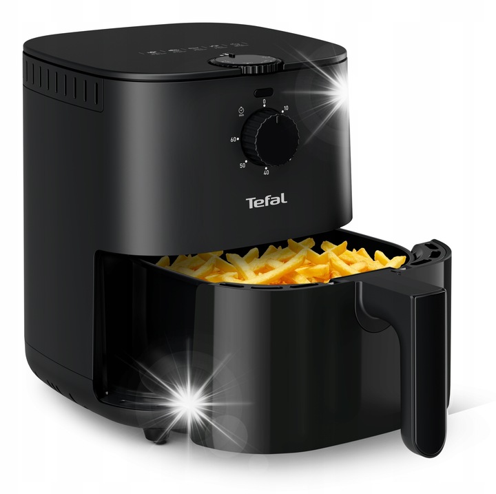 Фритюрник без мазнина Tefal EY130815, 3,5L, 1400W, компактен, черен