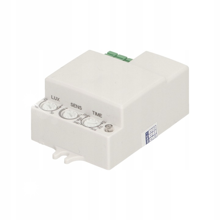 Senzor de miscare cu microunde, Orno, mini, 360x180°, IP20, 1200W