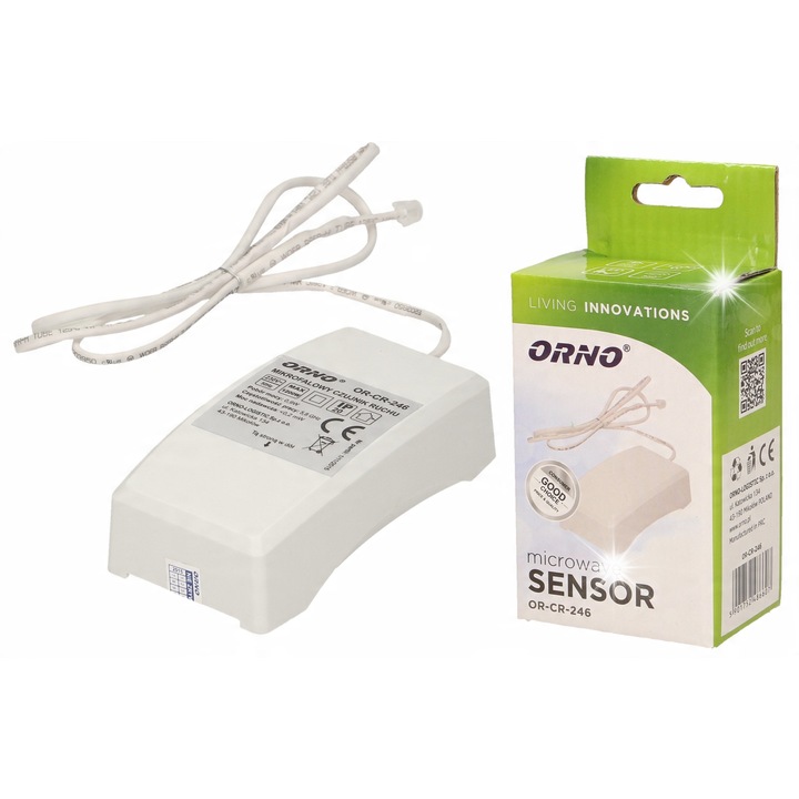 Senzor de miscare Orno, pentru tavan, IP20, 230V