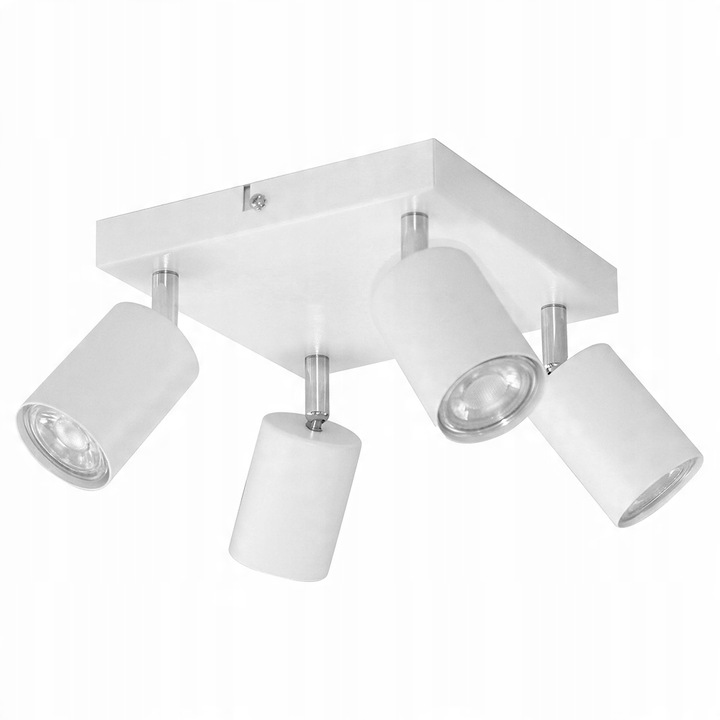 Плафониера DOA SP4, Adviti, 4x50W, бял, 190x140мм