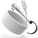 VR кабел 5м, KiwiDesign, USB 3.0, бял, за Meta Quest 1/2/3/3S, Pico 4, Vision Pro