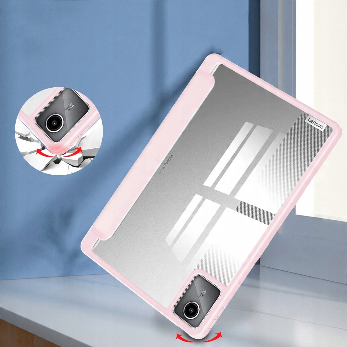 Husa tableta, Lenovo Tab M11 TB-330FU/TB-330XU/TB-330FC, protectie TPU, suport pentru stylus, 11"
