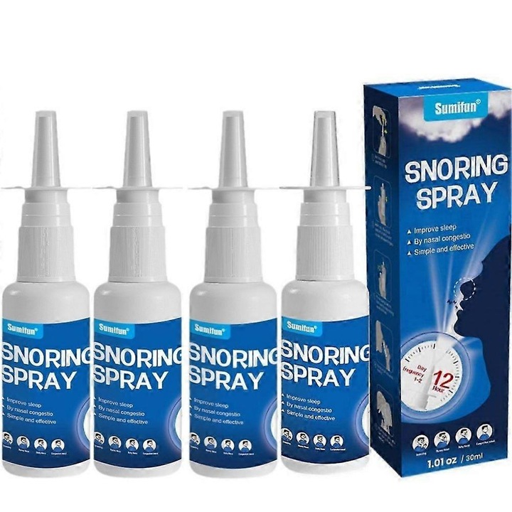 Set 4x Spray nazal anti-sforait, Sumifun