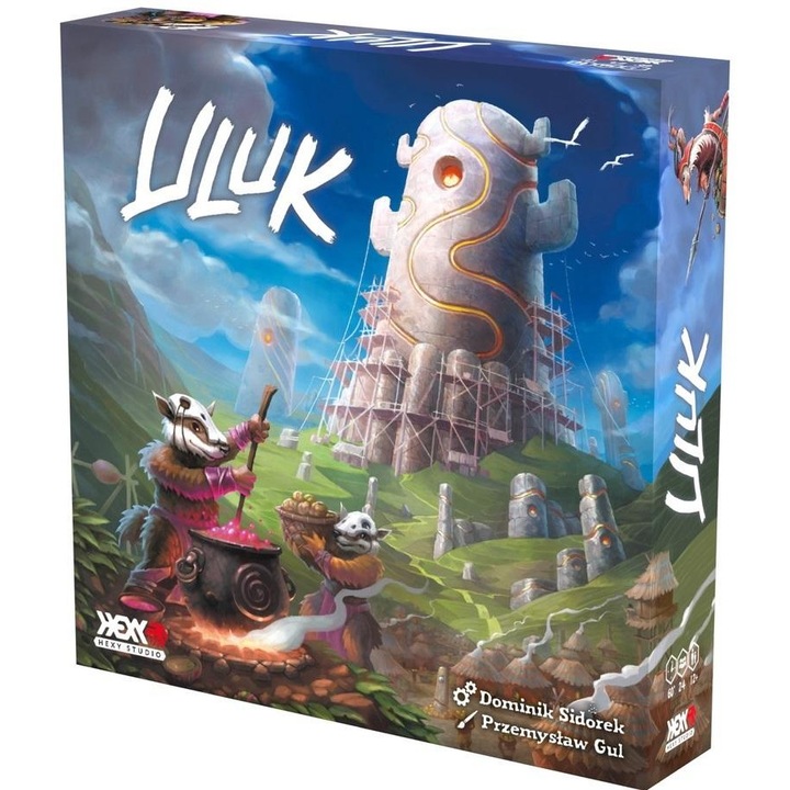 Настолна игра Uluk, Hexy Studio, 12+, английско издание