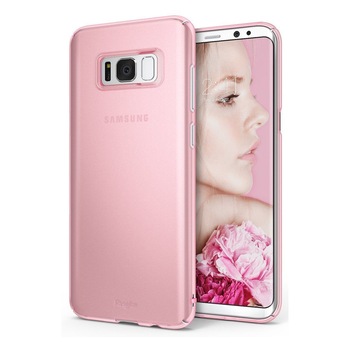 Husa Samsung Galaxy S8 Plus Ringke Slim Frost Pink Husa Samsung Galaxy S8 Plus Ringke Slim Frost Pink