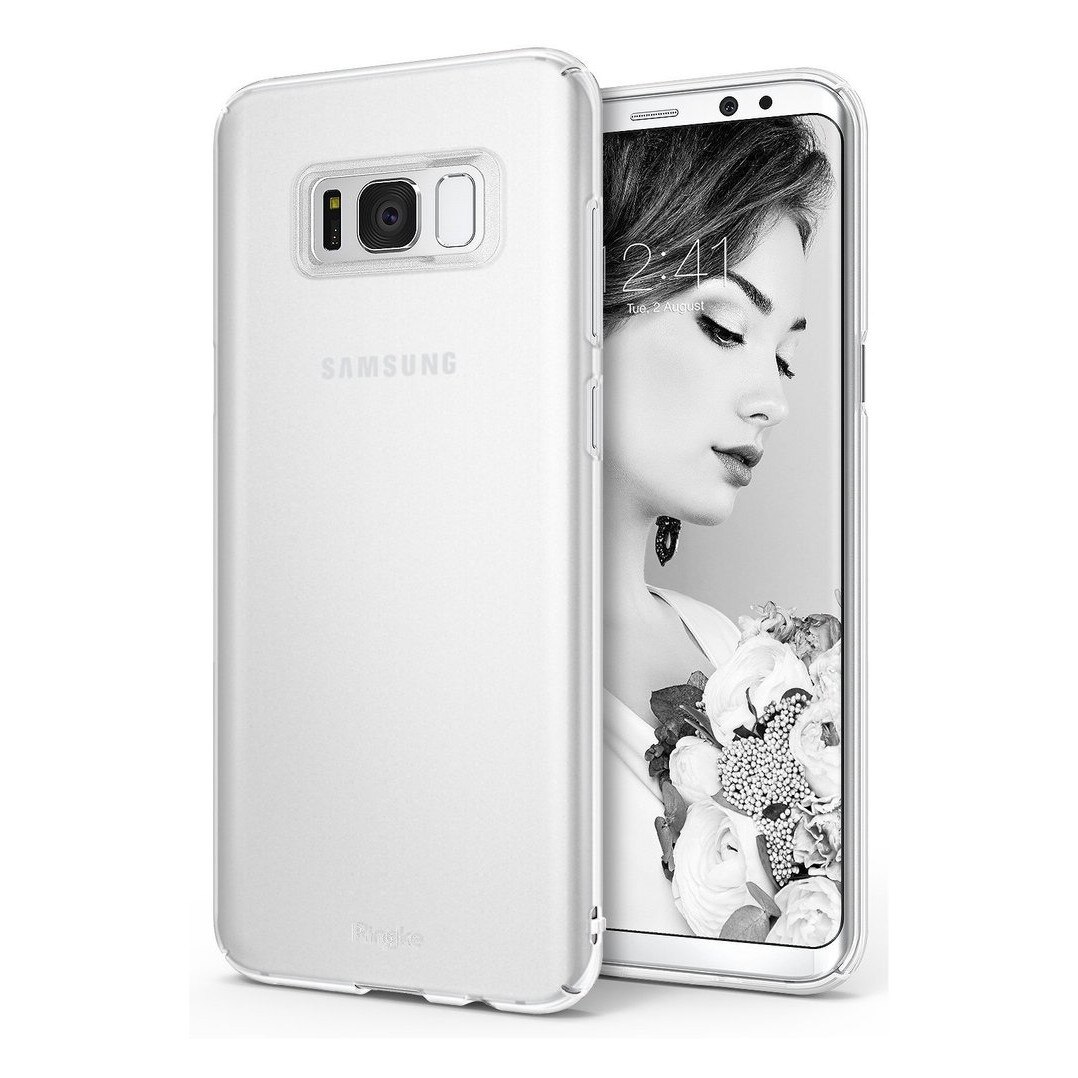 Husa Samsung Galaxy S8 Plus Ringke Slim Frost White