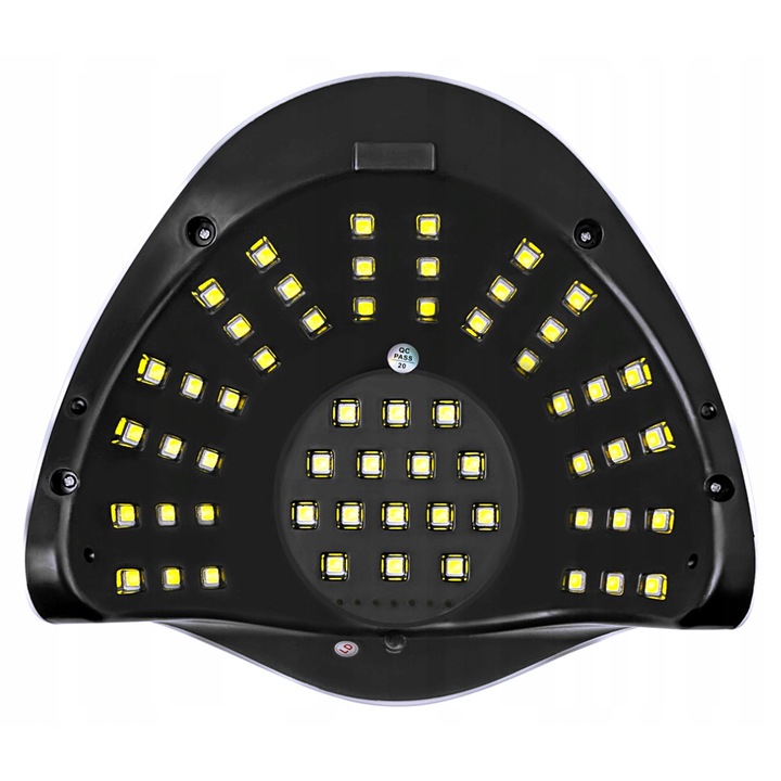 Lampa UV/LED Red-Ice Sun X7, 220W, 57 LED, senzor de miscare, alb