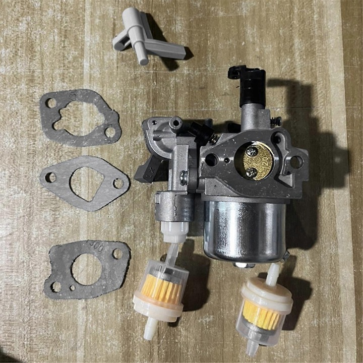 Carburator auto pentru motoare EX13 EX17 EX17D SP17 SP170, metal, argintiu, set 1 buc.