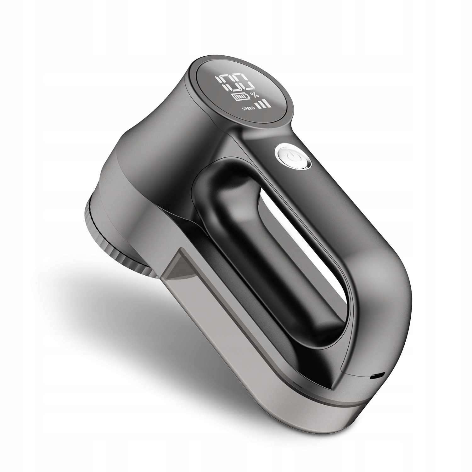 Aparat de scame pentru haine Heckermann, acumulator, 1200mAh, 3 viteze, negru