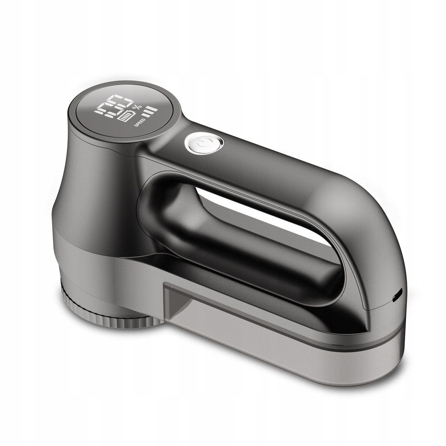 Aparat de scame pentru haine Heckermann, acumulator, 1200mAh, 3 viteze, negru