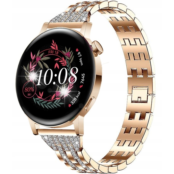 Okosóra szíj, 20 mm, állítható, szett Huawei Watch GT2/GT3 és Amazfit GTS/GTS2/GTS3/GTS4/Mini modellekhez