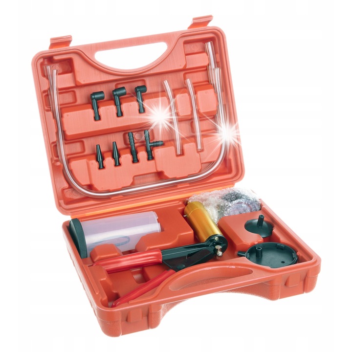 Pompa de vid Xtrobb, set complet, manometru, 120ml, 37x24x7cm