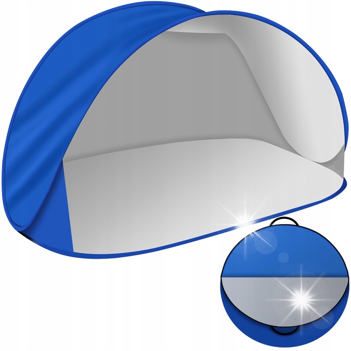 Cort plaja Trizand, auto-intinzator, 150x100x80cm, protectie UV, cu husa