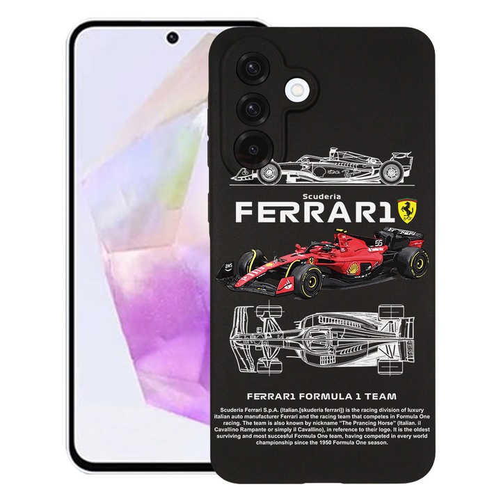 Husă pentru telefon, BestCase, pentru Samsung Galaxy S25 FE, TPU mat ultra slim, protecție camera, neagră