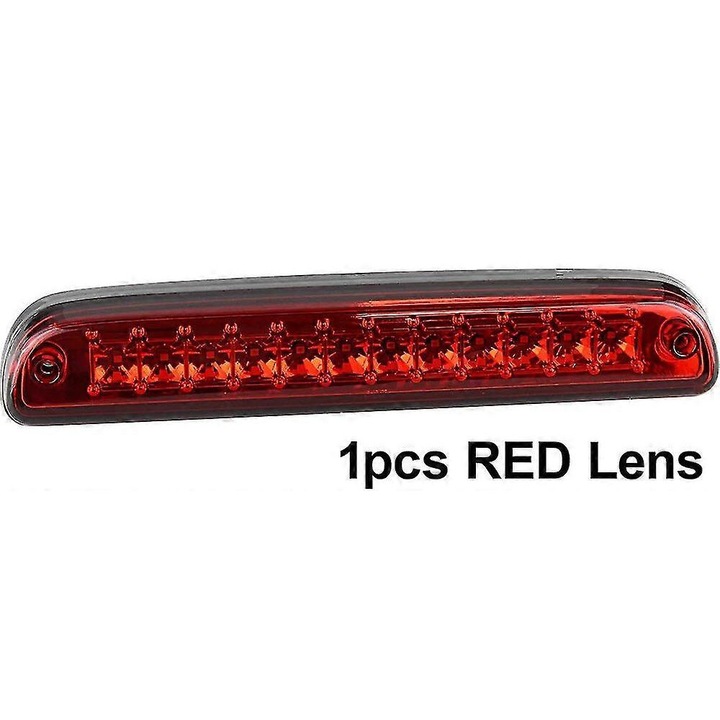 Допълнителна LED стоп лампа за Ford Ranger 1993-2011, F-250, F-350, F-450, F-550, 1200 лумена, червена, 12V