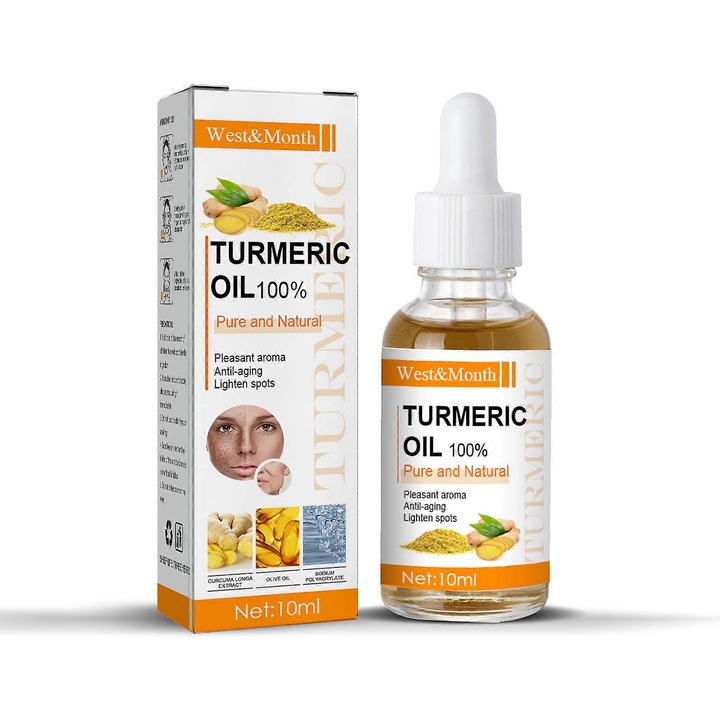 Ser corector pete intunecate cu turmeric, hidratant, anti-imbatranire, 1 buc