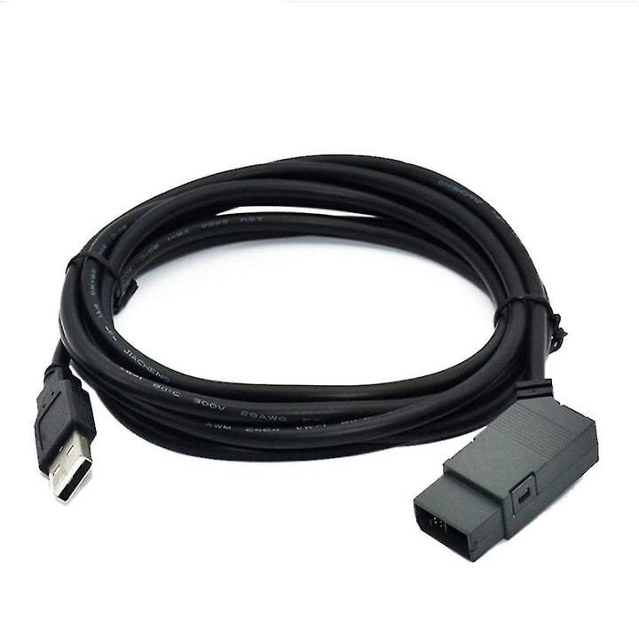 Cablu de programare USB pentru PLC LOGO, 3m, negru, izolat fotoelectric