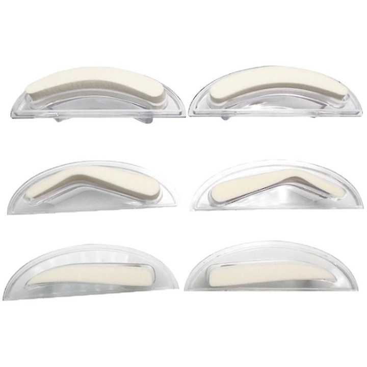 Set instrumente machiaj sprancene, ajustabil, impermeabil, cu burete, pentru incepatori