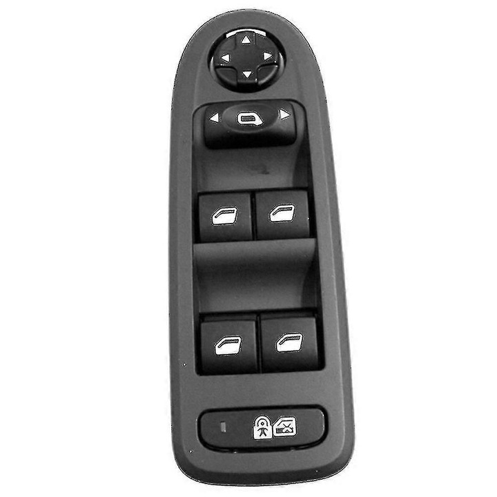 Ablakkapcsoló Peugeot 308 2008-2013, fekete, 1 db.