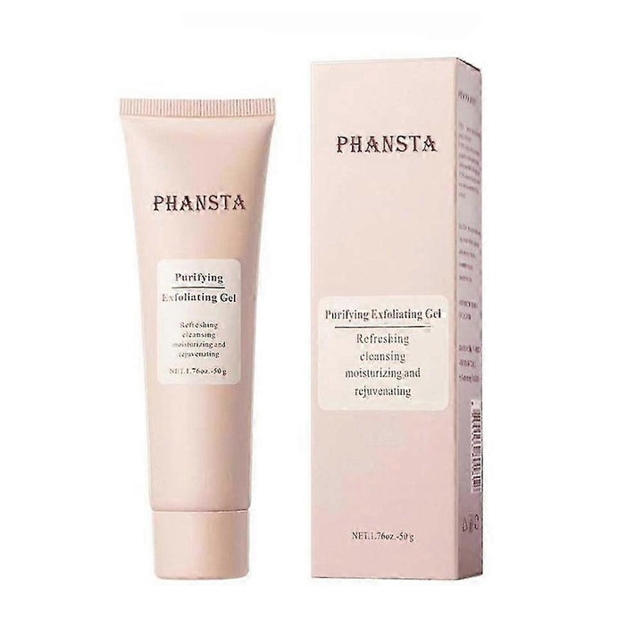 Gel Exfoliant Purifiant PHANSTA, 50g, curata porii, imbunatateste textura pielii, hidratant