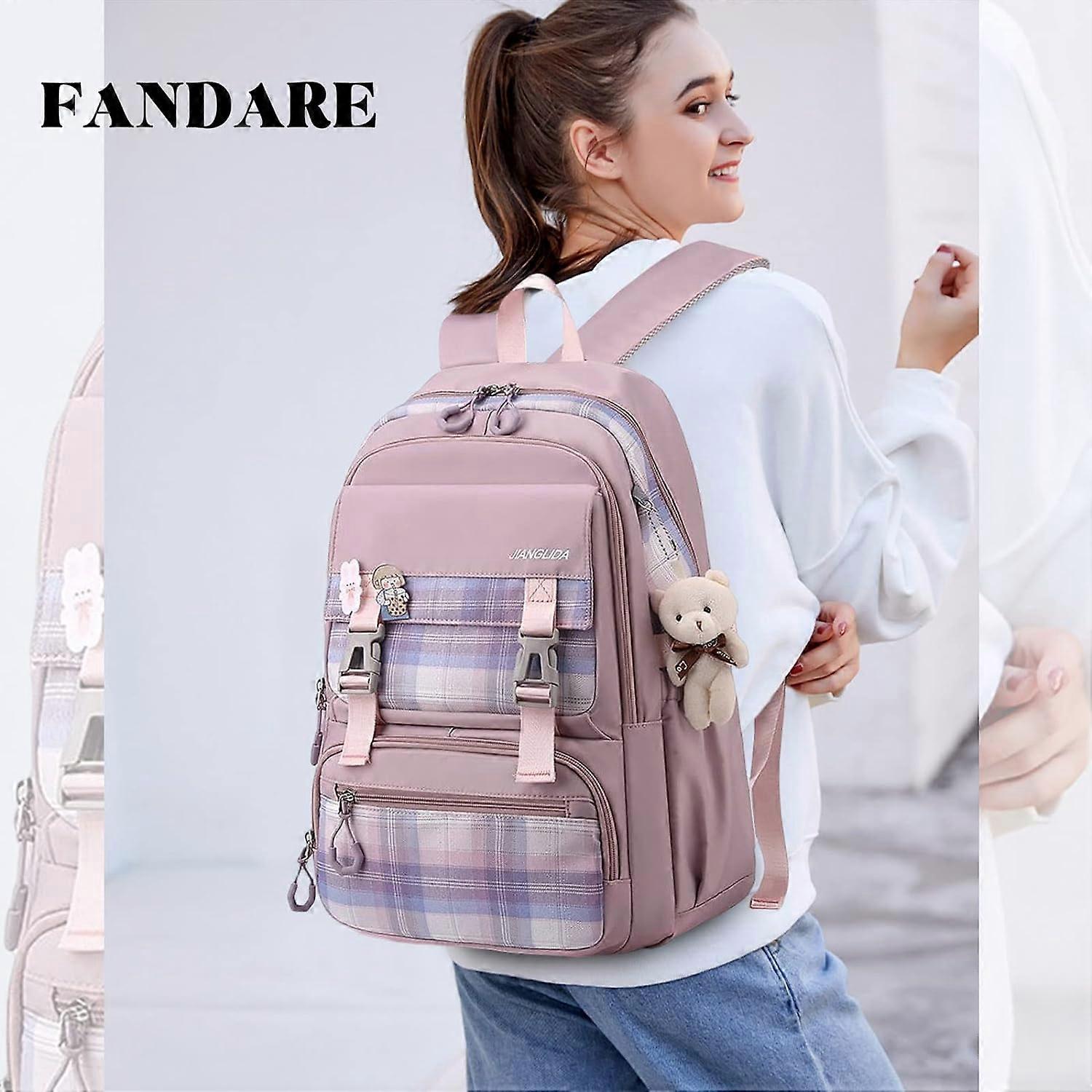 Rucsac laptop, 31x23x46 cm, design multi-poche, impermeabil, pentru scoala si calatorii, unisex