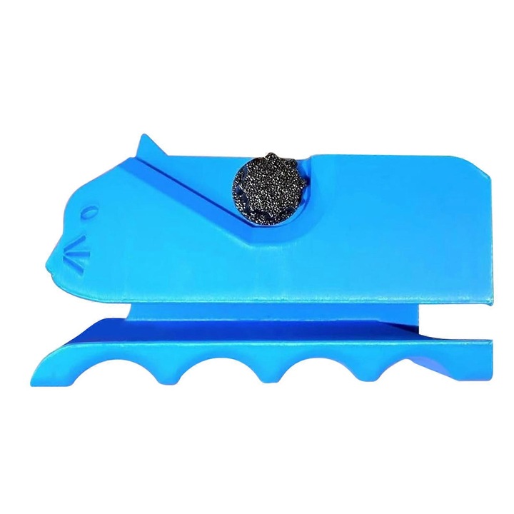 3D vágó kartonhoz, macska design, ergonomikus, kék