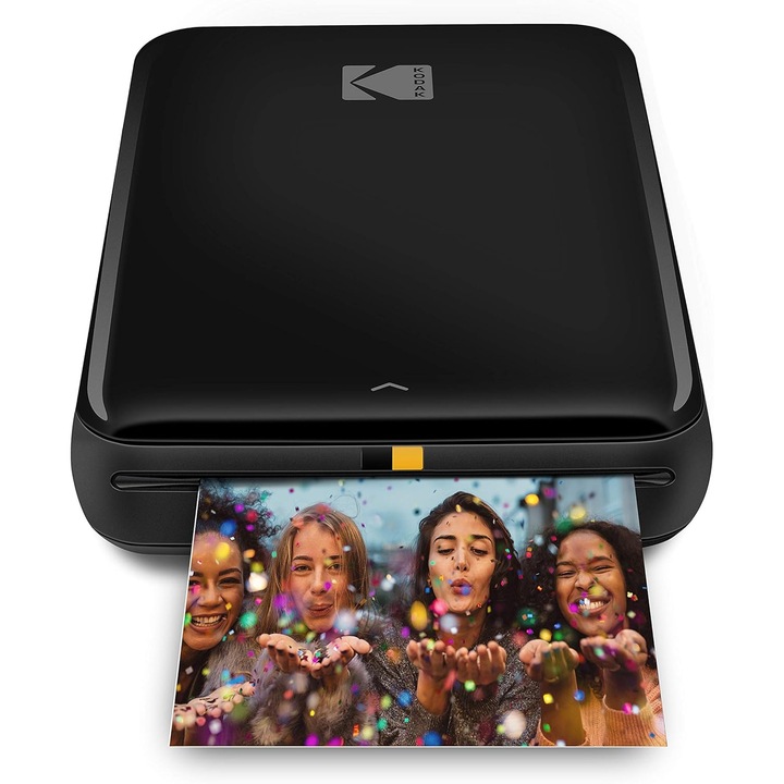 Imprimanta foto instant Kodak Step, 5 x 7.5 cm, bluetooth, Negru