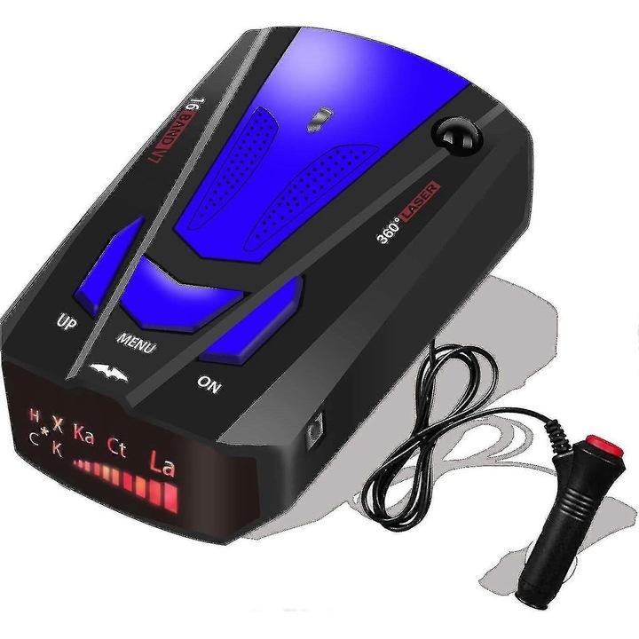 Detector radar auto, Albastru