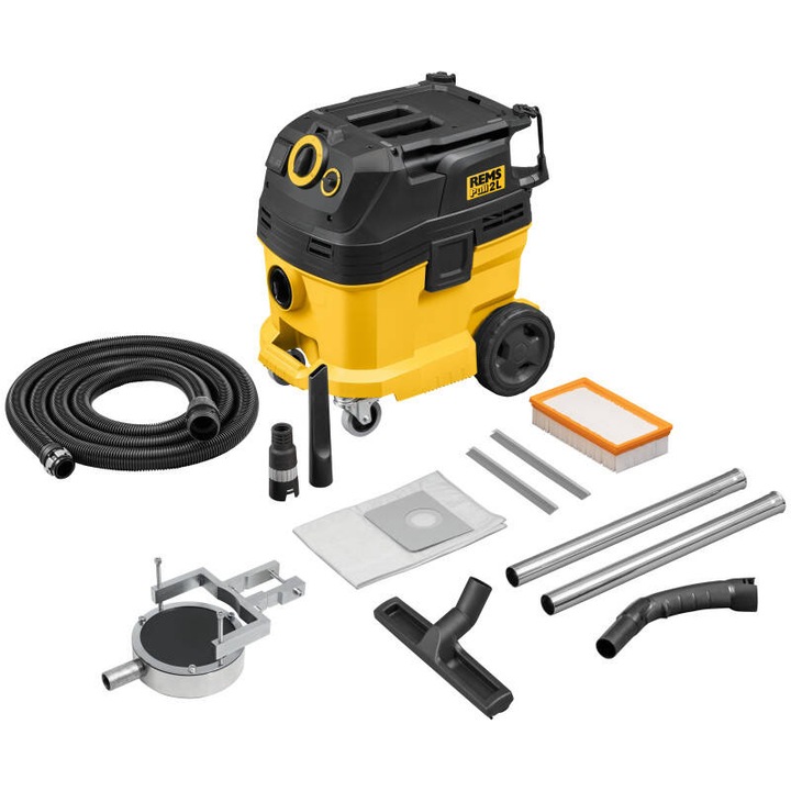 Aspirator profesional Rems Pull 2L 1200W, 31L, alimentare la rețea, aspirare umedă și uscată