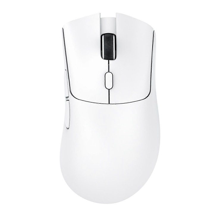 Mouse gaming Attack Shark R1, 18000DPI, wireless, 123.5x65x42mm, set cu autocolant antiderapant