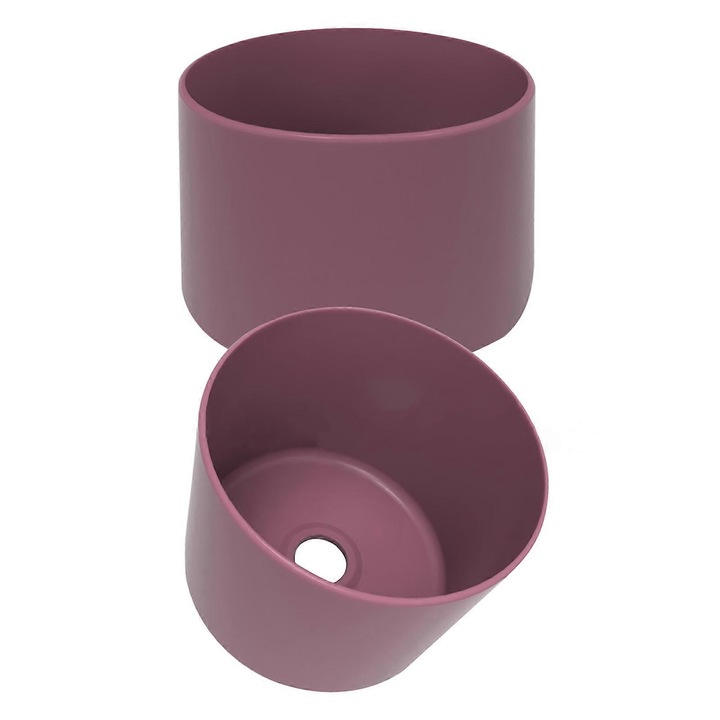 Set 2 huse din silicon pentru termos Owala 24oz/32oz, protectie anti-derapanta, violet, dimensiuni 8x7cm, 9x7cm, 9.5x7cm