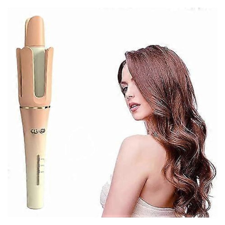 Ondulator automat 32mm, 3 setari de temperatura, multicolor, 30x5x2cm, set