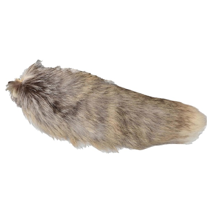 Fux szőrme kulcstartó, 40 cm, táska- és hátizsák kiegészítők, többszínű