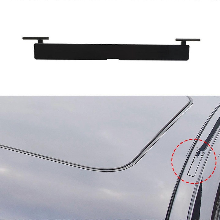 Capac de acoperire pentru suport de plafon BMW 5 Series G30 G31 2018-2023, ABS, negru, set 1 buc.