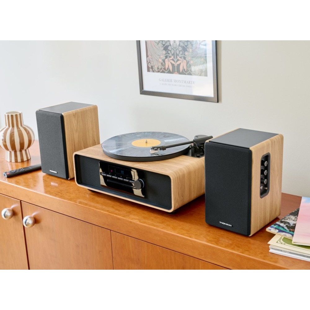 Boxe active Thomson WS902DUO, 150W, Bluetooth, USB, set 2 bucati, 430x150x170mm, multicolor