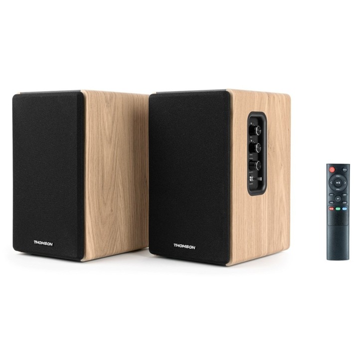 Boxe active Thomson WS902DUO, 150W, Bluetooth, USB, set 2 bucati, 430x150x170mm, multicolor