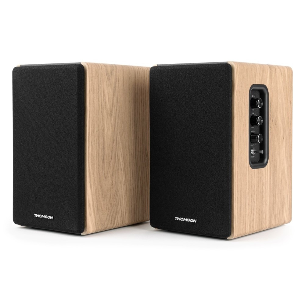 Boxe active Thomson WS902DUO, 150W, Bluetooth, USB, set 2 bucati, 430x150x170mm, multicolor