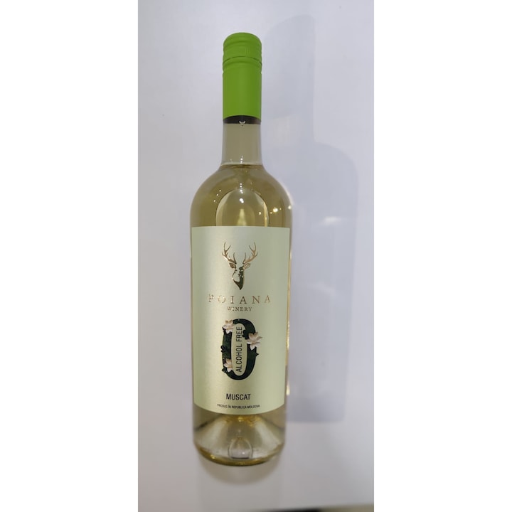 Vin dulce dezalcoolizat Poiana, alb, 0.75l