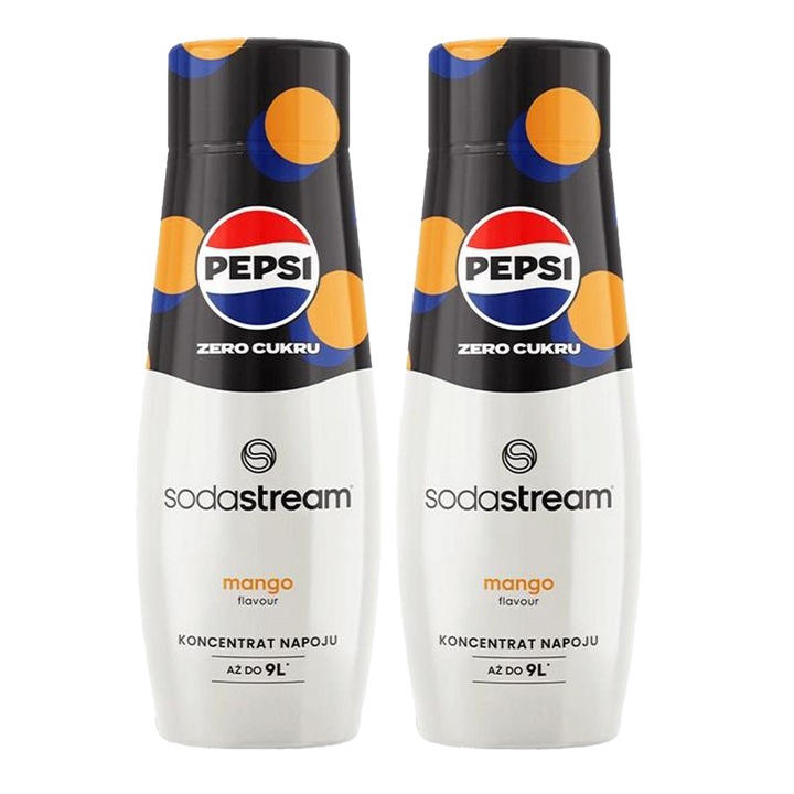 2 Db Szirup Sodastream Pepsi Max Mango 440 Ml Szénsavas Italhoz