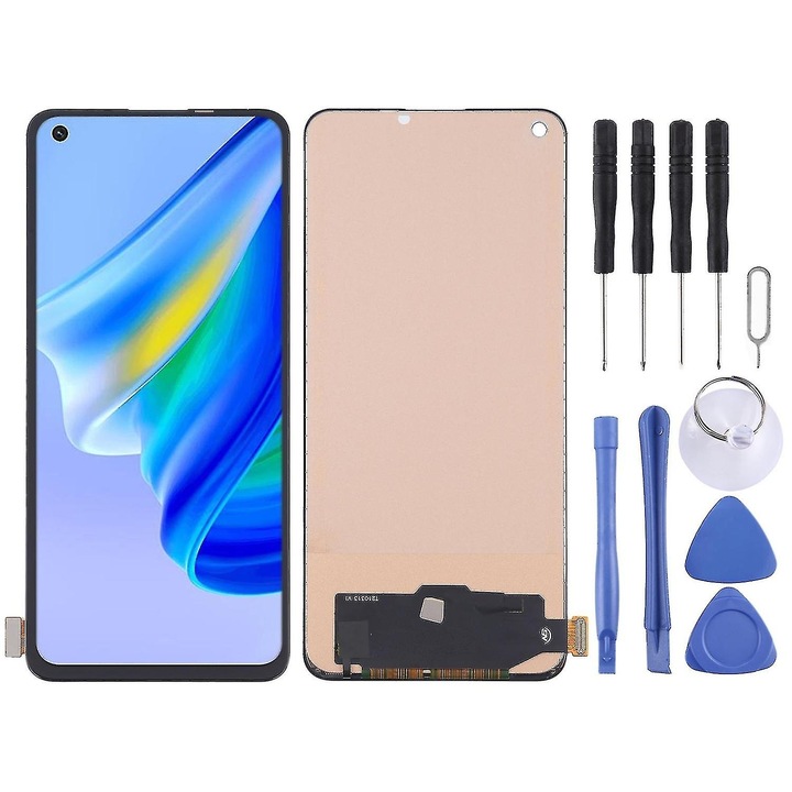 Екран TFT LCD за OPPO A95 4G/F19s с дигитайзер, без поддръжка на идентификация с пръстов отпечатък