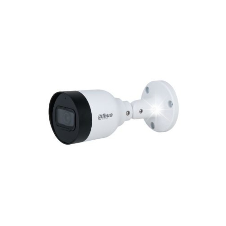 Камера за наблюдение Dahua IPC-HFW1530S, 5MP, 2.8mm, бяла, IP67, 162.1x70.1mm