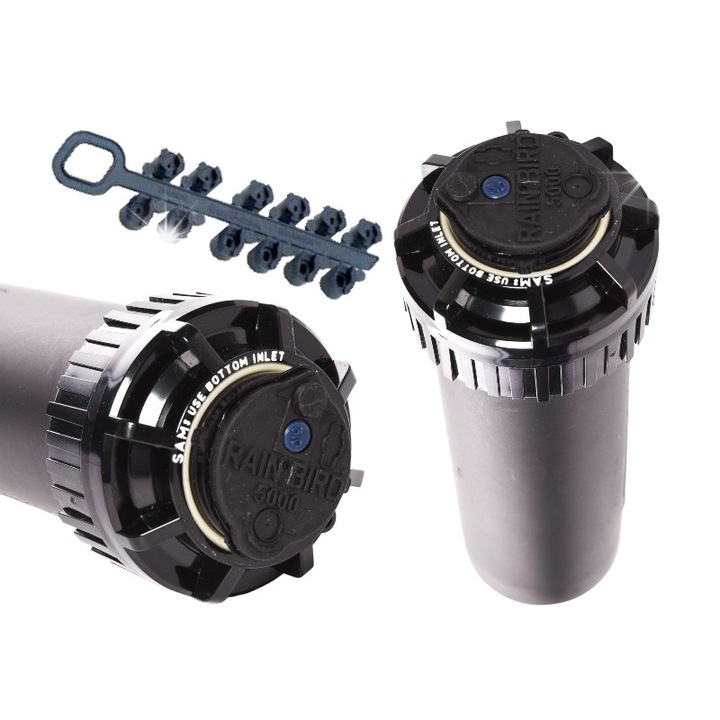 Роторен разпръсквач, Rain Bird, 5004 SAM, 7,6-15,2м, с технология Rain CurtainTM, височина 10см