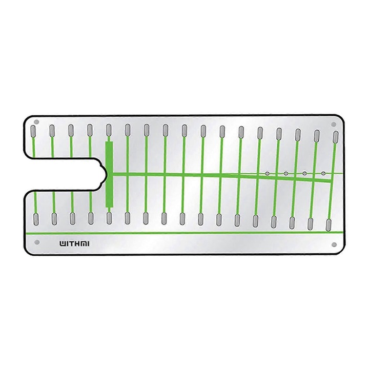 Oglinda de antrenament pentru golf, 31x17.5cm, plastic