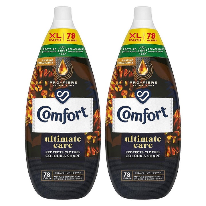 Comfort Ultimate Care Heavenly Nectar öblítő 1.18L, 2 darabos szett, ultra-koncentrált, teljes körű védelem, isteni nektár illat