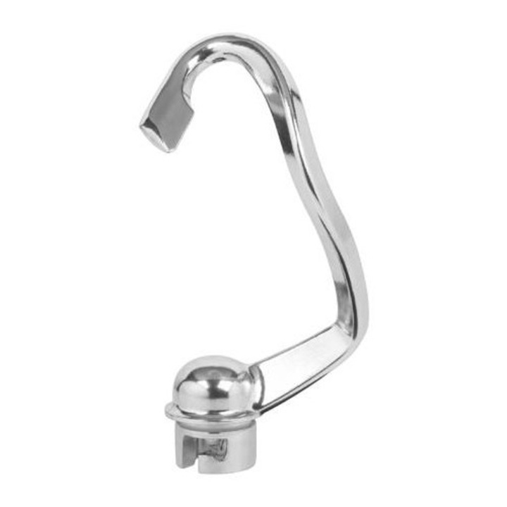 Cârlig pentru frământare aluat Teesa, metalic, argintiu