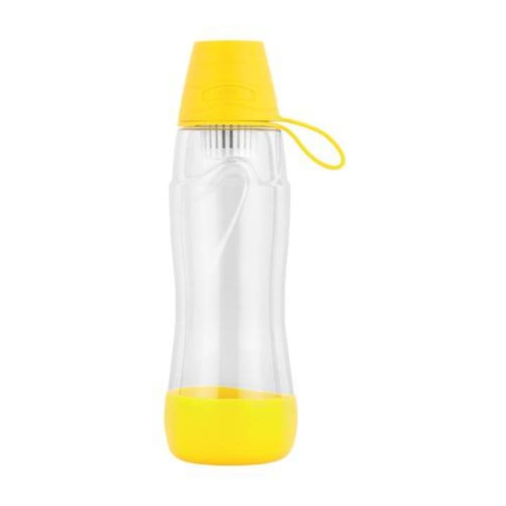 Sticlă filtru carbon activ Teesa, 550 ml, neagră, dimensiuni 72x72x235 mm